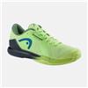 Head Sprint Pro 4.0 Lime/Navy da Uomo