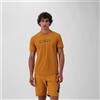 CMP T-Shirt girocollo con logo Curcuma da Uomo
