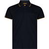 CMP Polo maniche corte B.Blue/Curcuma da Uomo