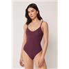 Calzedonia Costume Intero Invisible Bonding Bordeaux