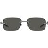 Gucci Occhiali da Sole GG1703S 001 Rutenio/Grigio Unisex 55/17/140