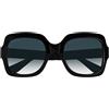 Gucci Occhiali da Sole GG1337S 001 Nero/Grigio Sfumato Donna 54/22/140