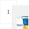 HERMA Etichette Impermeabili, 297 x 420 mm, Etichette Adesive A4 per Stampante, 1 Etichette per Foglio, Bianco