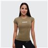 GymBeam T-Shirt FIT da Donna Olive XS