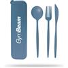 GymBeam Set di Posate da Viaggio 2GO