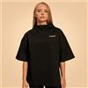 BeastPink Top Oversize da Donna Bliss Black XS