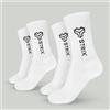 GymBeam Calzini Essential Crew 2Pack White XL