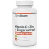 GymBeam Vitamina C + Zinco + Estratto di Zenzero in Compresse Masticabili 90 cpr