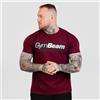 GymBeam T-Shirt da Uomo Beam Burgundy XXXL