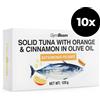 GymBeam Tonno in Olio d'Oliva con Arancia e Cannella 10 x 120 g