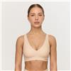 GymBeam Reggiseno Seamless Comfy Beige XXL