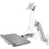 Icybox Supporto IcyBox per monitor 24" 61cm e tastiera/mouse da parete [IB-MS600-W]