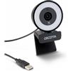Dicota Webcam Dicota Ringlight 5MP USB Nero [UVDICBS00000001]
