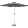 BIZZOTTO OMBRELLONE KALIFE 3M GRIGIO SCURO 0795862