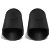 Dilwe - Tappo per bocchino per sassofono, 2 pezzi, colore: Nero