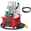 VEVOR Pompa Idraulica Elettrica 750 W a Effetto Singolo 10000 PSI, Pompa Elettroidraulica con Interruttore a Pedale, Centralina Idraulica con Serbatoio Olio Capienza 8 Litri per Punzonatrua Piegatura