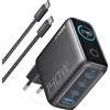 Anker Caricabatterie da rete Anker 140 W, 3 porte USB-C, 1 porta USB, grigio