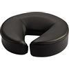 Master Massage Equipment Master Massaggio, cuscino per il viso per lettino da massaggio, in memory foam, nero