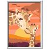 Ravensburger - CreArt Serie D - Giraffe al tramonto | Kit Pittura Bambini | Dimensione Di 25 x 18,30 | Giochi Bambina 9 Anni | Paint By Numbers | Idee Regalo | Regalo Bambino 9 Anni