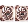 Noctua NF-A12x25 G2 PWM Sx2-PP Set 2 ventole Plus (Marrone)