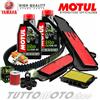 MOTUL - HIFLO - NGK - BANDO - MITSUBOSHI KIT TAGLIANDO YAMAHA X-MAX 400 2014 OLIO MOTUL FILTRI CANDELA CINGHIA RULLI 17 G