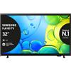 Samsung Full HD 32 UE32F6000FUXZT, Hyper Real Processor, HDR & Pur Color, Smart Experience, OTS Lite & Adaptive Sound, Slim Look Design, Smart TV, 2025 GARANZIA ITALIA