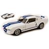 KK SCALE KKDC120172 FORD MUSTANG SHELBY GT500 1967 WHITE/BLUE 1:12 Modellino