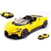BBURAGO BU11051Y BUGATTI W16 MISTRAL CABRIOLET YELLOW 1:18 Modellino
