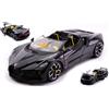 BBURAGO BU11051Z BUGATTI W16 MISTRAL CABRIOLET BLACK 1:18 Modellino