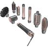 GA.MA Italy Professional, UNIQ VIBRANCE Multistyler 8 in 1, Motore Brushless 100.000 rpm, Tecnologia Coanda e Tormalina, Spazzole, Diffusore e Arricciacapelli Inclusi, Colpo d'Aria Fredda, Autopulizia