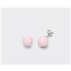 Mikiko - Orecchini AG925 agglomerato di corallo rosa 10mm MO7405A4CORALLO