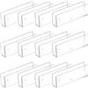 QUARKZMAN 12 Pezzi Connettore In Vetro Plastica, Adatto Per 6mm Di Spessore 180 Gradi Morsetto Vetro A Vetro, Supporto Di Fissaggio Clip Senza Cornice Per Acquari Scaffali, Trasparente