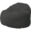 Bananair Pouf in velluto a coste spesso BANANAIR 100 cm grigio scuro