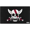 ABYstyle - Bandiera ONE PEZZO Red Hair Pirates - Prodotto Ufficiale - 70 x 120 cm - Tessuto leggero - Decorazione da parete o eventi