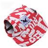 Egurs Sunbonnet - Berretto da baseball per cani di taglia piccola, media e grande, colore rosso, 1# M