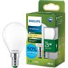 Philips Lampadina LED UltraEfficient Opaca P45, Attacco E14 Piccolo Edison, Classe Energetica A, 252 lm, Equivalente 25W, Bianco Caldo (2700K), EyeComfort, 50.000 ore, Pacco da 1
