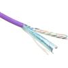 ACT Cavo di installazione solido Cat 6 F/UTP, LSZH, CPR euroclasse ECA, 24AWG, viola 500 metri C6 F/UTP SOLID LSZH ECA V 500M (FS6015)