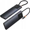 Baseus Hub Usb 11W1 Baseus Metal Gleam Serie Ii Usb-A/Usb-C Pd/Hdmi/Dp/Rj45/Sd/Tf - Czarny