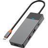 WiWU - HUB 7/9/12 in 1 USB-C - Adattatore in alluminio adattatore multifunzionale 7in1