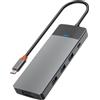 WiWU - HUB 7/9/12 in 1 USB-C - Adattatore in alluminio adattatore multifunzionale 9in1