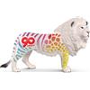 SCHLEICH Leone maculato arcobaleno - Edizione 90° anniversario 72264