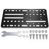 ANGGREK USB Handbrake Mount Plate, Universale in Acciaio Inossidabile, Supporto per SIM Racing con Multiple Posizioni dei Fori, per T500 TH8A Driving Force Shifter