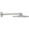 GROHE SET SOFFIONE DOCCIA GROHE RAINSHOWER SMARTACTIVE 310 ROUND A 2 GETTI CROMO SPAZZOLATO