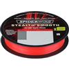 Spiderwire Filo Lenza da Pesca trecciato X8 150m da 0.15mm Colore Rosso