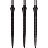 Mission Darts Mission Sniper Points - Punti a costine, 28 mm, colore: Nero