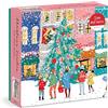 Galison Mudpuppy 735356858 Christmas Carolers Square Boxed 1000 Piece Puzzle