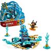 LEGO NINJAGO Drift del Potere del Drago Spinjitzu di Nya, Trottola Giocattolo con Minifigure di Nya da Collezione, Giochi Ninja Acrobatici, Piccola Idea Regalo per Bambini dai 6 Anni in su 71778