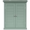 Teamson Home Elegant Home Fashions Armadietto Murale Porte Lamellari Verde Salvia