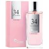 SAPHIR PARFUMS S.L.U Eau De Parfum Pour Femme N.34 Grasse - Profumo Donna 100 ml Floreale Fruttato