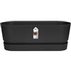 Elho Greenville Trough Long 50 - Fioriera per Esterno - Ø 49.0 x H 17.9 cm - Nero/Living Black